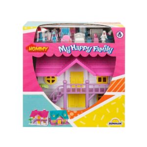 2080 Happy Family Villa Oyun Seti 18 Parça