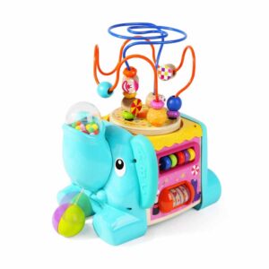 3906 SUN-Tahta Oyuncaklar Aktivite Küpü 5 İN 1