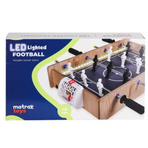 406 Ahşap LEDli Masa Maçı Oyunu -Akçiçek Oyuncak