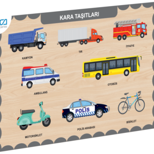 675 CAAHS-3200 CA GAMES AHŞAP KARA TAŞITLARI BUL-TAK