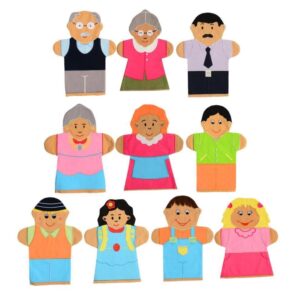 AND-5001  İNSANLAR KUKLA SETİ 10 LU