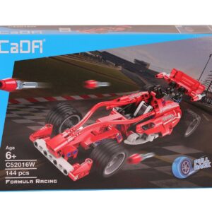 C52016W YARIŞ ARABASI ÇEK BIRAK 144 PARÇA BLOCK OYUNCAK