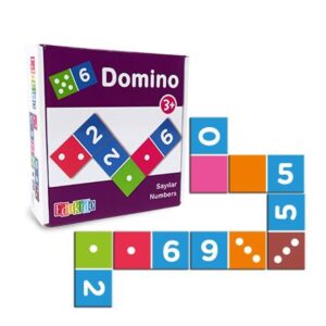 EDU-3012 Ahşap Sayılar Domino -Chiva