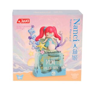 HK112 JAKİ DENİZ KIZI MÜZİK KUTUSU 131 PARÇA BLOCK