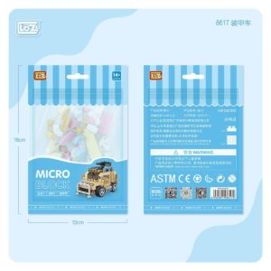 LZ8617 LOZ Tank Blok Seti Mini Poşet- Vagon life