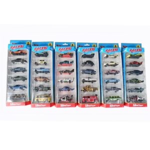 ZQ11316-Vardem Kartela 1:64 Metal 6 Parça Araba Seti